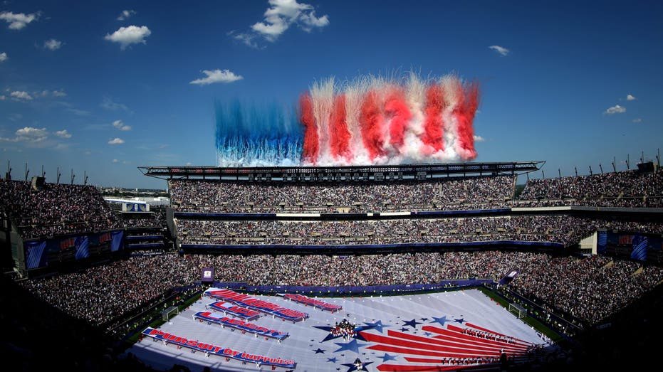 Stirring 'America the Beautiful' Rendition Highlights Fourth of July Festivities at World Cup Match