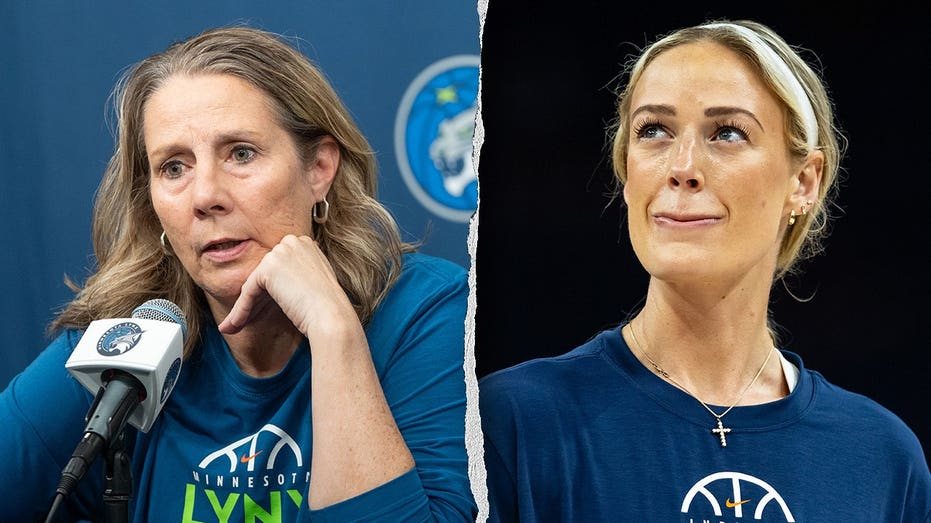 Cheryl Reeve wears «Trans Kids Belong» shirt during Fever-Lynx game